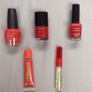 BNWOT Red Assorted Makeup Bundle